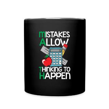 mathematics - Full Colour Mug - black - Front