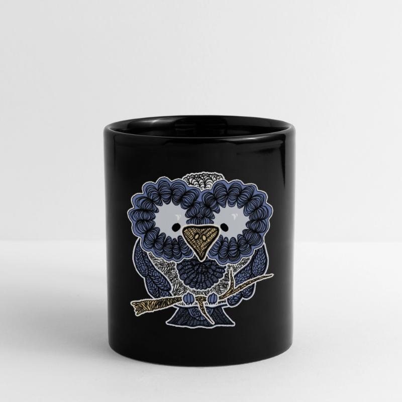 Eine Eule Tasse einfarbig
