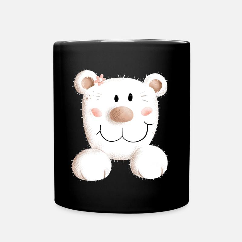 Süßer Bär I Bärchen I Teddy I Teddybär Geschenk - Tasse einfarbig - Schwarz