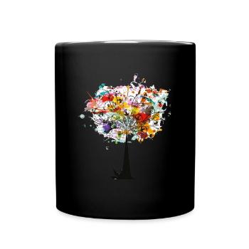 Tree of Color - Full Colour Mug - black - Front