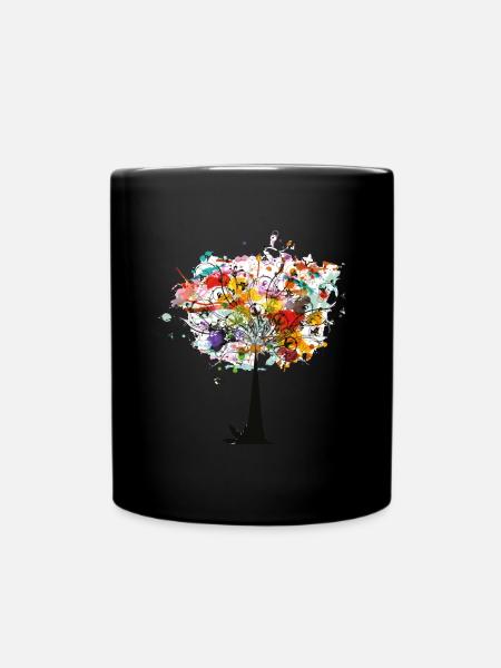 Tree of Color - Full Colour Mug - black