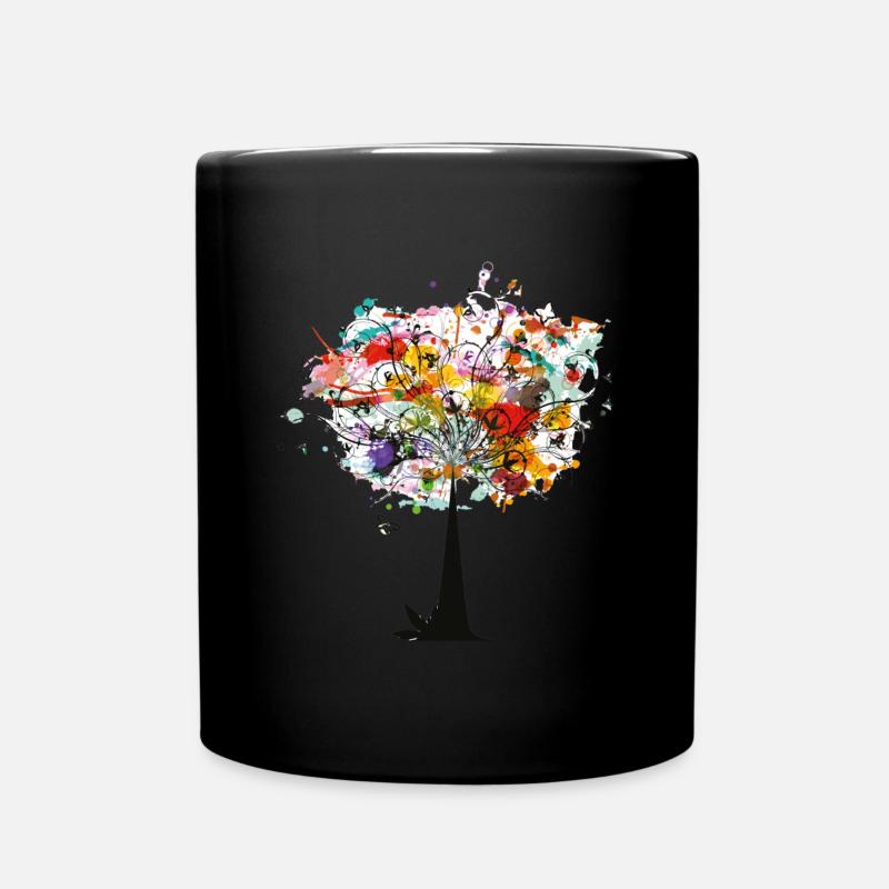 Tree of Color - Full Colour Mug - black