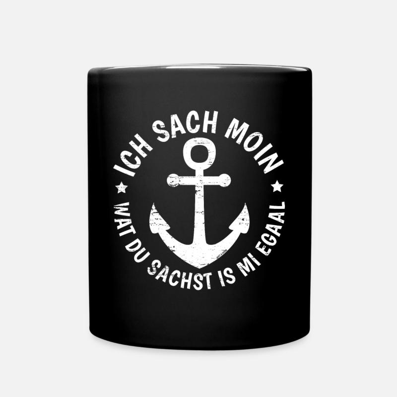 Ich sach Moin, tu sais que c'est mi egaal (vintage) - Mug uni - noir