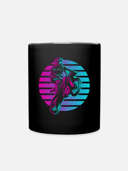 Motocross - Full Colour Mug - black