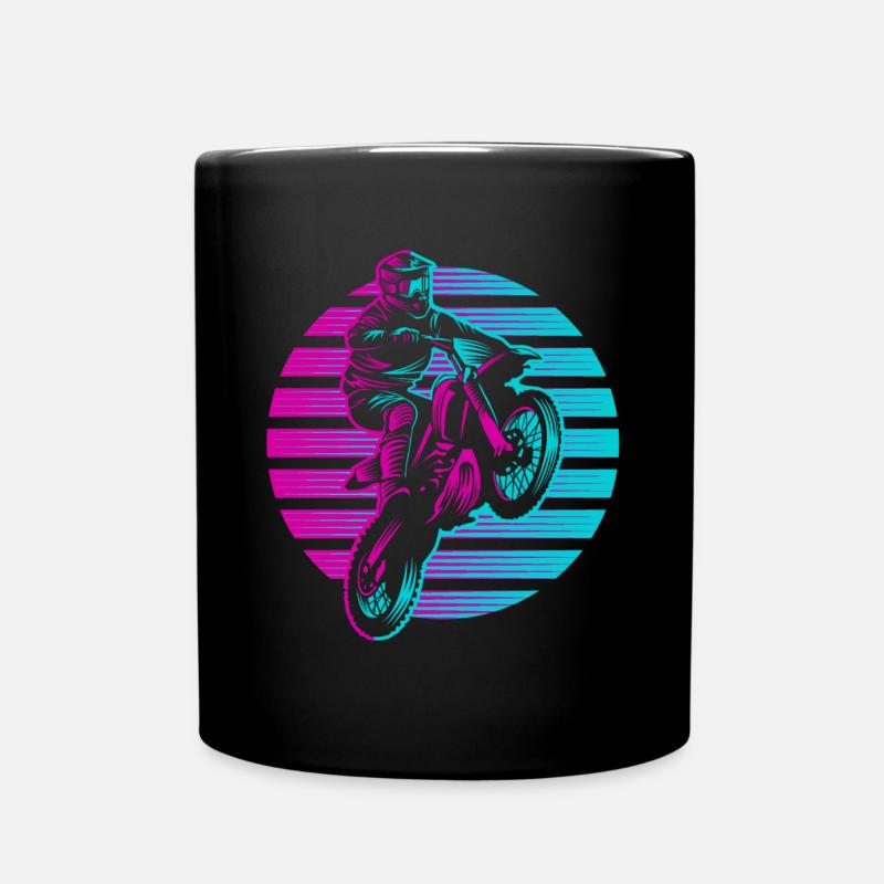 Motocross - Full Colour Mug - black