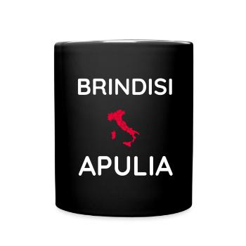 Brindisi Puglia Souvenir - Full Colour Mug - black - Front