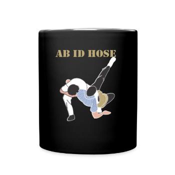 Schwingen Schwinger  - Tasse einfarbig - Schwarz - Vorne