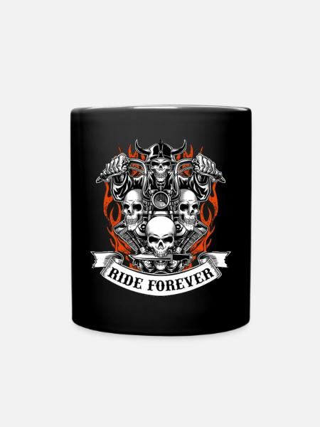 motocycliste - Mug uni - noir