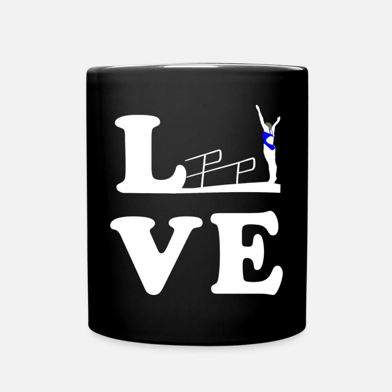 Plongée Plongée Plongée LOVE - Mug uni - noir