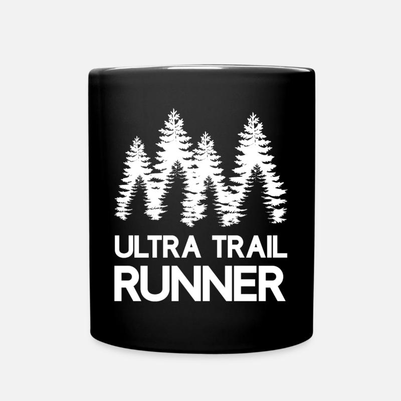 Ultra Trail Runner - Tasse einfarbig - Schwarz