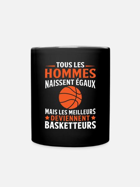 les meilleurs deviennent basketteurs cadeau basket - Mug uni - noir