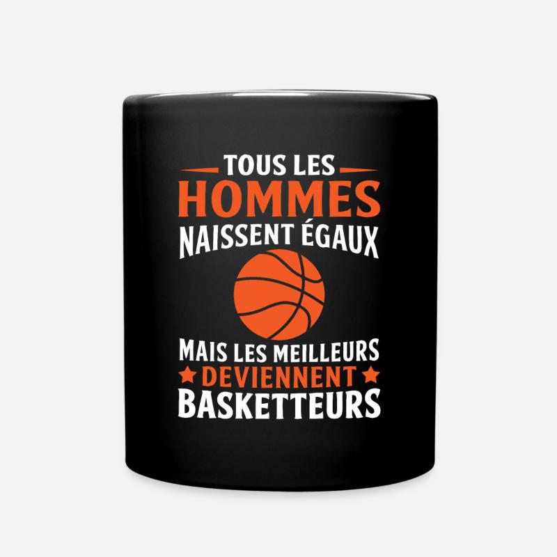 les meilleurs deviennent basketteurs cadeau basket - Mug uni - noir