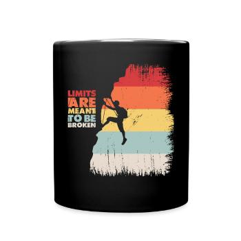 Climb - Full Colour Mug - black - Front
