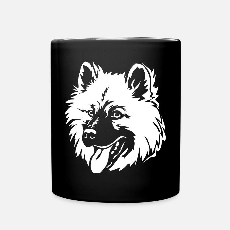 Tête Eurasier "Black Edition" - Mug uni - noir
