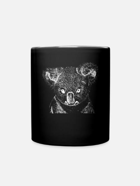 Koala - Mug uni - noir