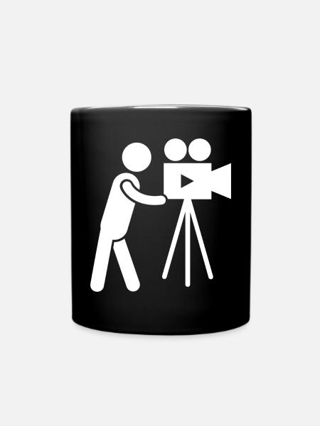 Cameraman caméraman photographe photographe - Mug uni - noir