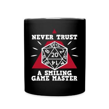 Game Master Dice RPG Dungeons Games Dice Game - Full Colour Mug - black - Front