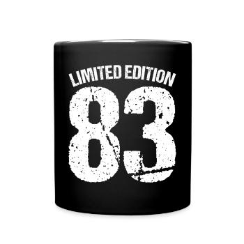 Limitierte Edition 83 Abzeichen - Tasse einfarbig - Schwarz - Vorne