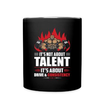 Bodybuilding Gym Fitness - Full Colour Mug - black - Front