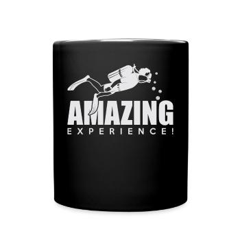 Plongée plongeurs - Mug uni - noir - Devant