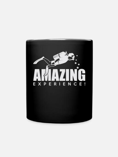 Tauchen Taucher - Tasse einfarbig - Schwarz