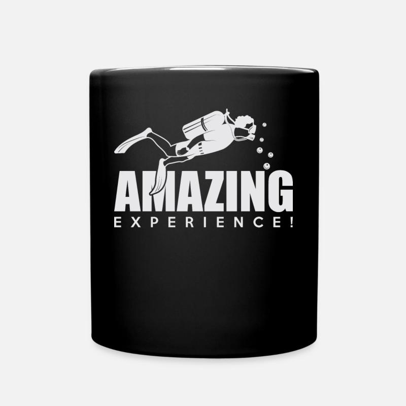 Tauchen Taucher - Tasse einfarbig - Schwarz