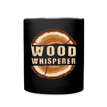 Murmures de bois - Mug uni - noir - Devant