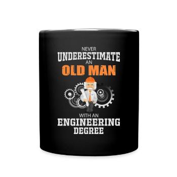 Ingenieur - Tasse einfarbig - Schwarz - Vorne