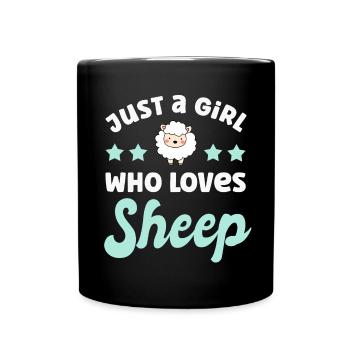 Sheep Sheep - Full Colour Mug - black - Front