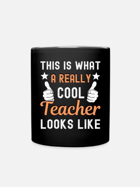 Teacher Teacher - Full Colour Mug - black