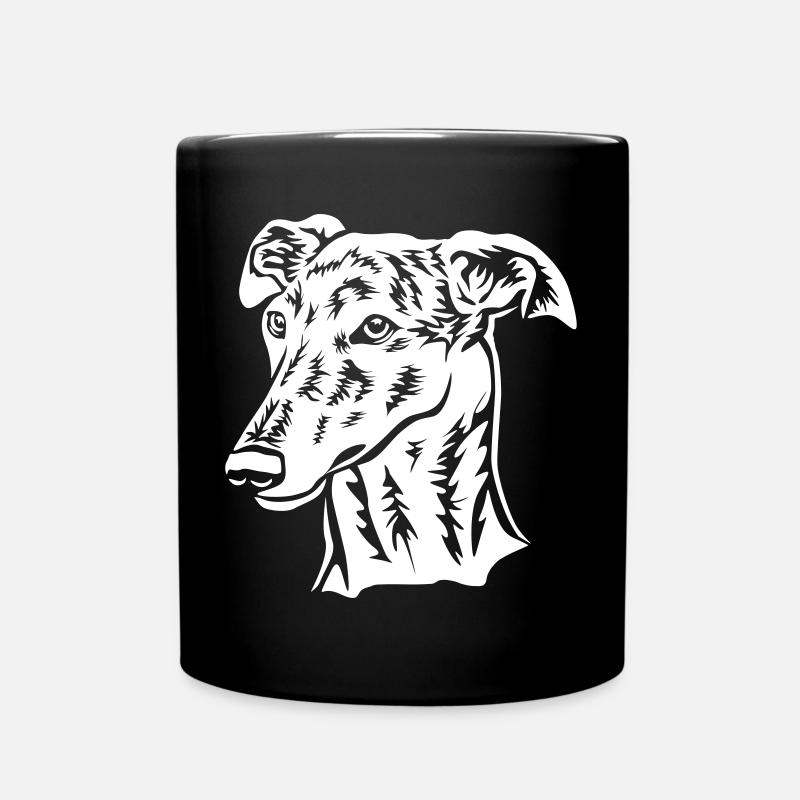 Galgo Tête « Black Edition » - Mug uni - noir
