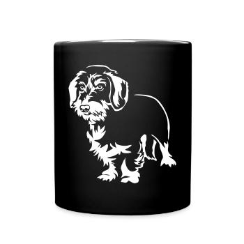 Teckel « Black Edition » - Mug uni - noir - Devant
