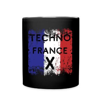 Techno France Hard Dark Acid Possession Frenchcore - Mug uni - noir - Devant