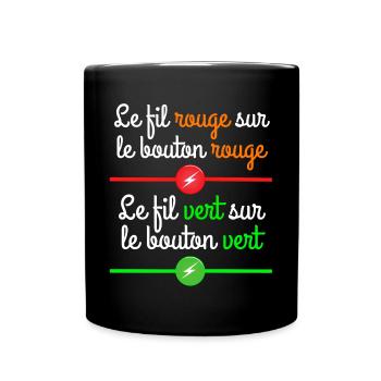 la septième compagnie, la 7ème compagnie - Mug uni - noir - Devant