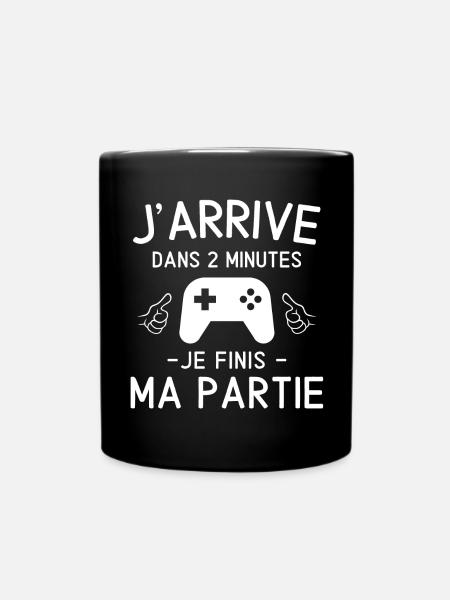 jeux vidéo, console de jeux, fan de jeux vidéo - Mug uni - noir