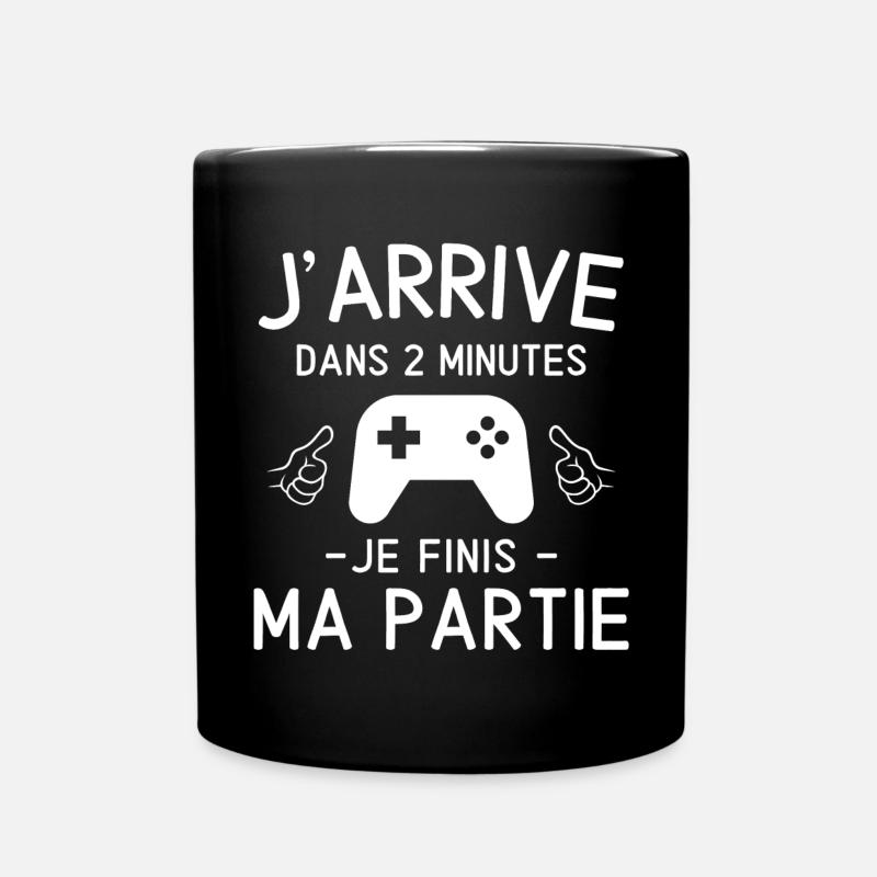 jeux vidéo, console de jeux, fan de jeux vidéo - Mug uni - noir