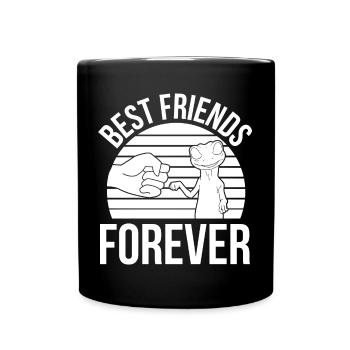 Gecko Geckos Animaux de compagnie Reptiles Reptile Reptile - Mug uni - noir - Devant