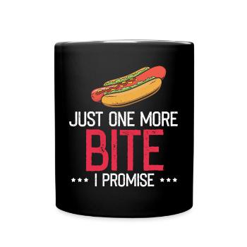 Hot Dog Love Hot Dog Saucisse Cadeau Ketchup - Mug uni - noir - Devant