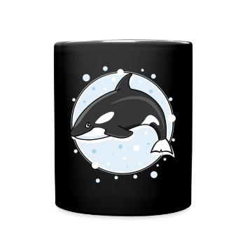 Orque - Mug uni - noir - Devant