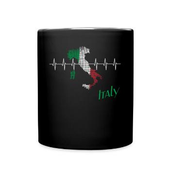 Italy - Tasse einfarbig - Schwarz - Vorne
