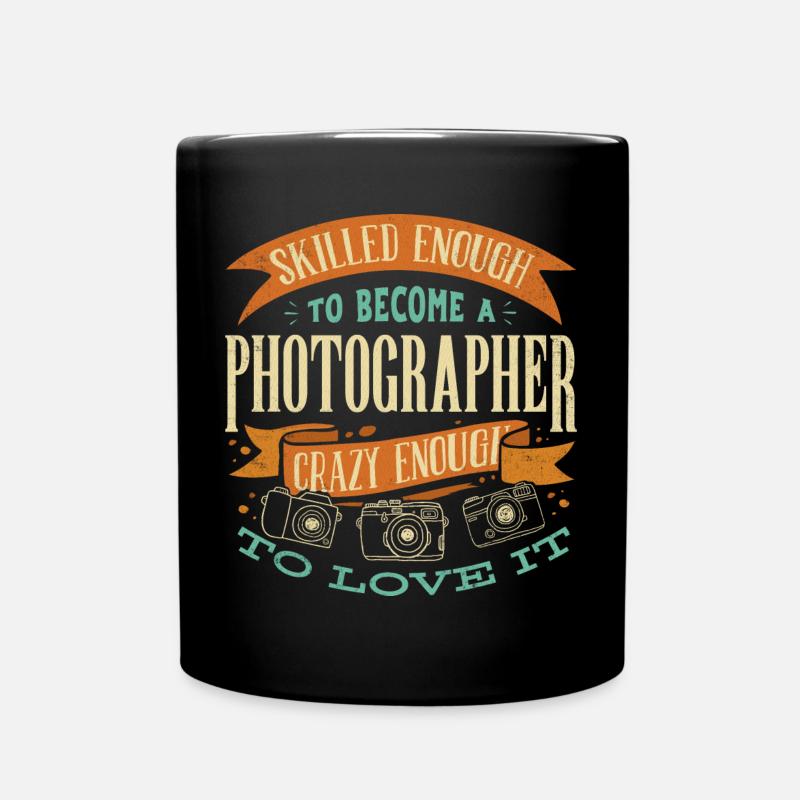 Photographe Caméra Photographie - Mug uni - noir