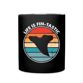 Paleontologist Designs Fossil Hunter Student - Full Colour Mug - black - Front
