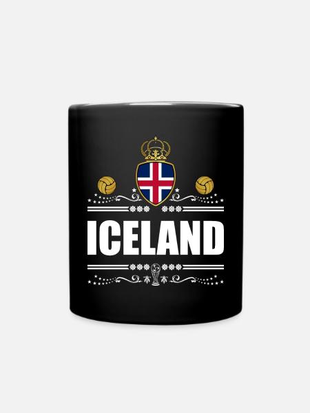 ICELAND - Full Colour Mug - black