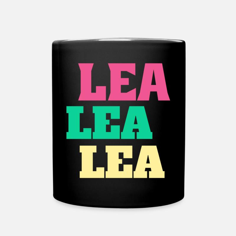Lea Nom d’anniversaire Prénom Cadeaux Leachen - Mug uni - noir