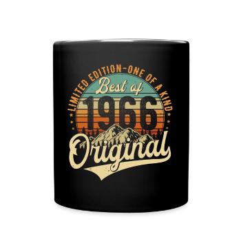 Original 1966 Vintage Anniversaire Rétro - Mug uni - noir - Devant