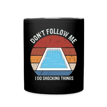 Pool Guy Design für Poolboy und Poolreiniger - Tasse einfarbig - Schwarz - Vorne