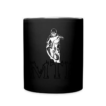 Vélo de montagne Cyclisme Cyclisme Cyclisme - Mug uni - noir - Devant