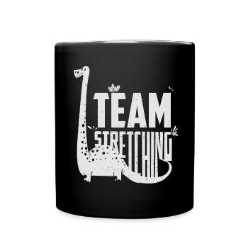 Dino Stretching Team - Full Colour Mug - black - Front