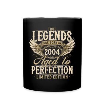 2004 Vintage Born Legends Birthday Gift - Full Colour Mug - black - Front
