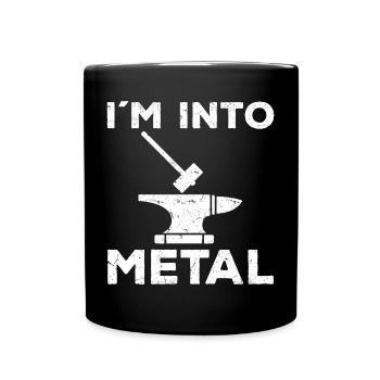 | cadeau de forgeron Profession Enclume Artisanat Forgeage - Mug uni - noir - Devant